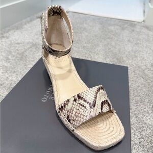 Vince Camuto Snake Print Sandals